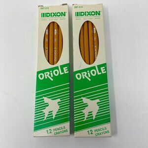 Dixon Pencils Oriole No. 287 - 2.5 F - 24 Total NEW NIB NOS 2-1/2